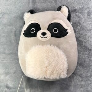 Squishmallows Raccoon Plush 8" Kellytoy Gray Stuffed Animal Soft Toy